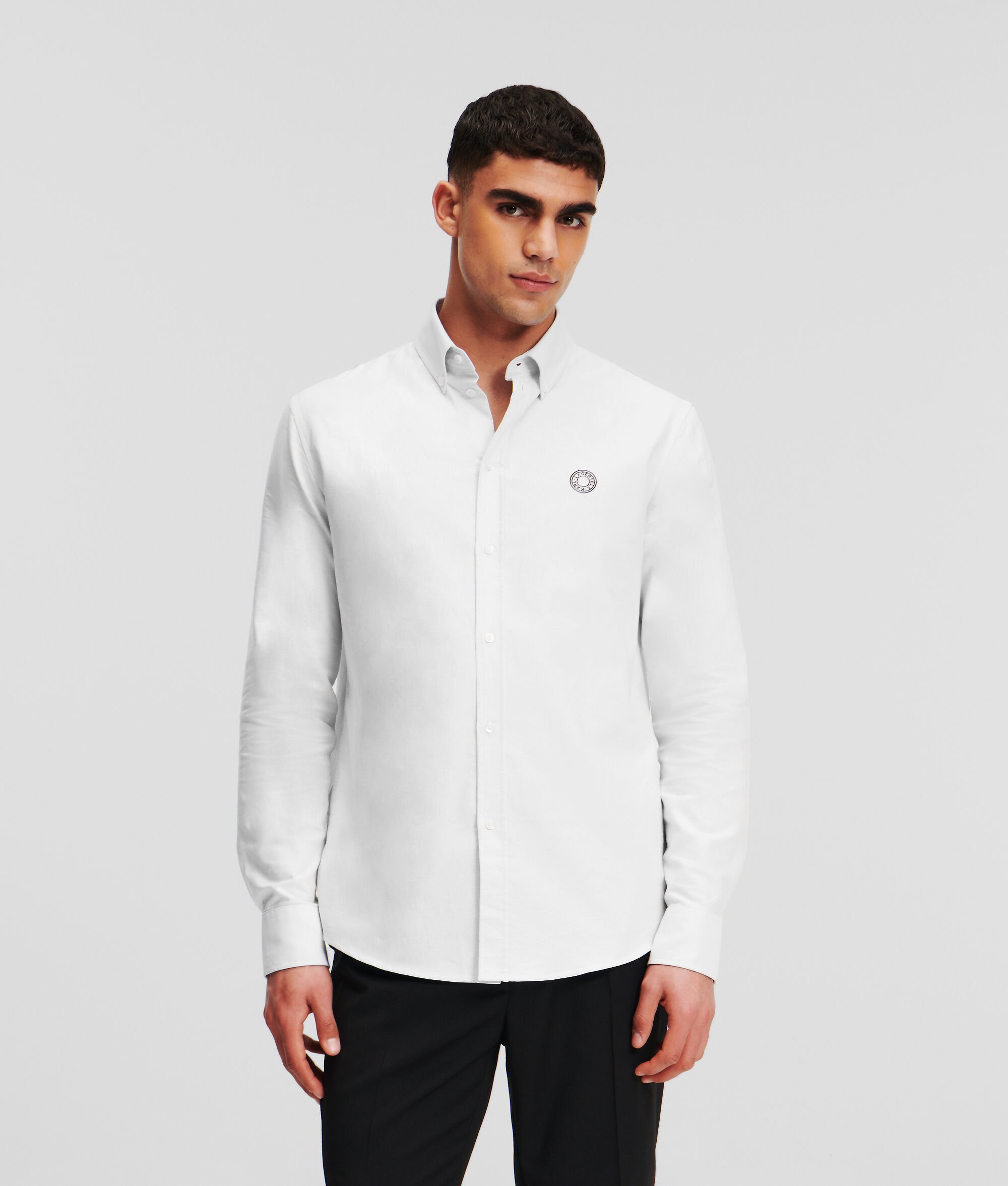 (image for) High Quality CIRCLE LOGO OXFORD SHIRT